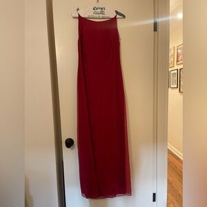 Long Red Dress